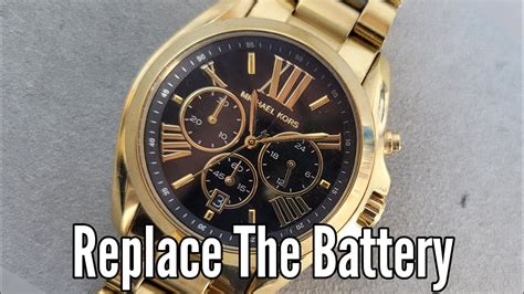 How to Change a Michael Kors Watch Battery 